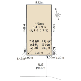 7号地の間取図