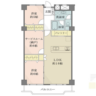 ハイマート稲毛の間取図
