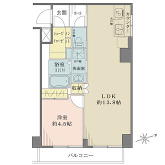 マンション木場の間取図