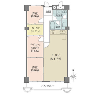 ハイマート稲毛の間取図