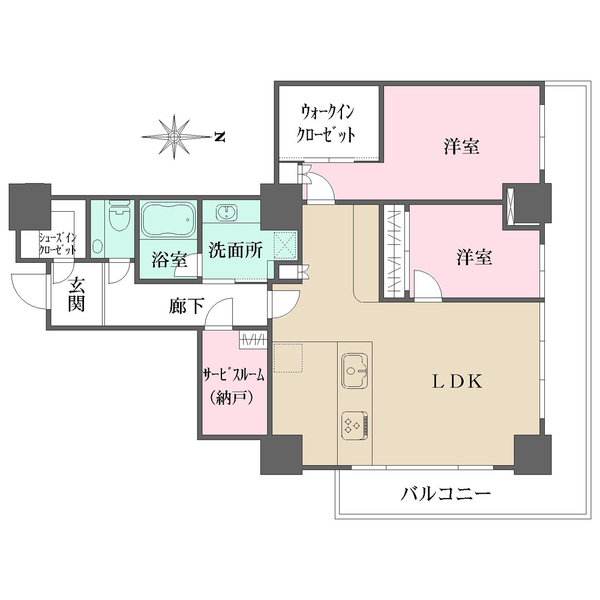恵比寿ガーデンテラス壱番館の間取図