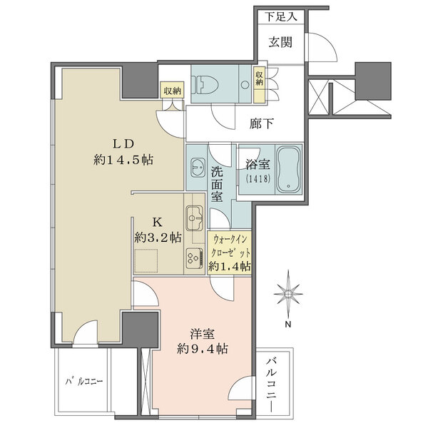 グランドメゾン恵比寿の杜の間取図