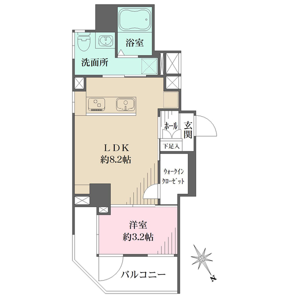 ジェイパーク渋谷イーストスクエアの間取図