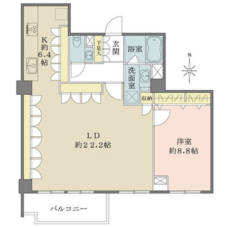 広尾ガーデンヒルズの間取図
