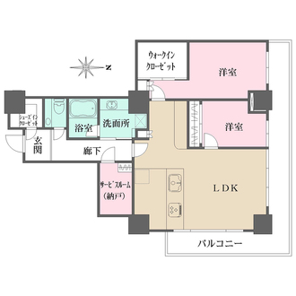 恵比寿ガーデンテラス壱番館の間取図