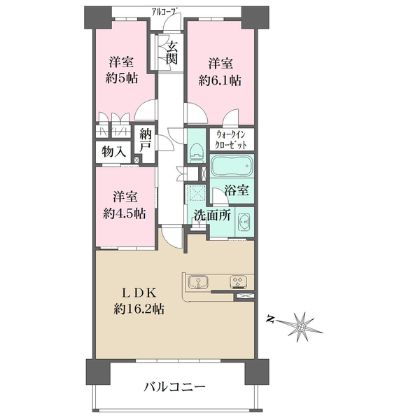 プラウド箕面船場の間取図