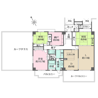 フォルム曽根の間取図