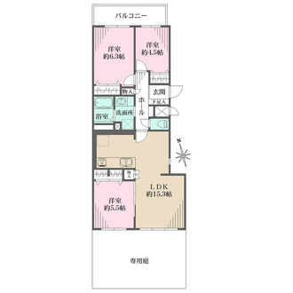 メゾン千里丘の間取図