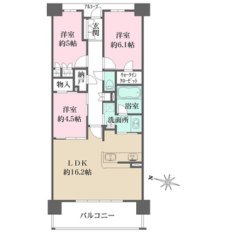 プラウド箕面船場の間取図