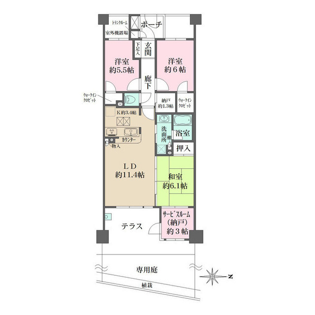 藤和池田ホームズステラコートの間取図