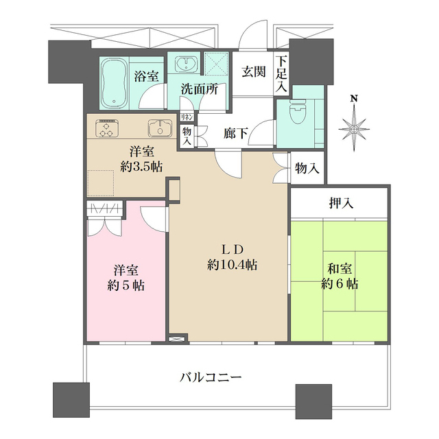 ザ・梅田タワーの間取図