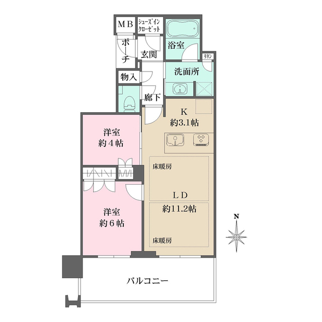 MJR堺筋本町タワーの間取図