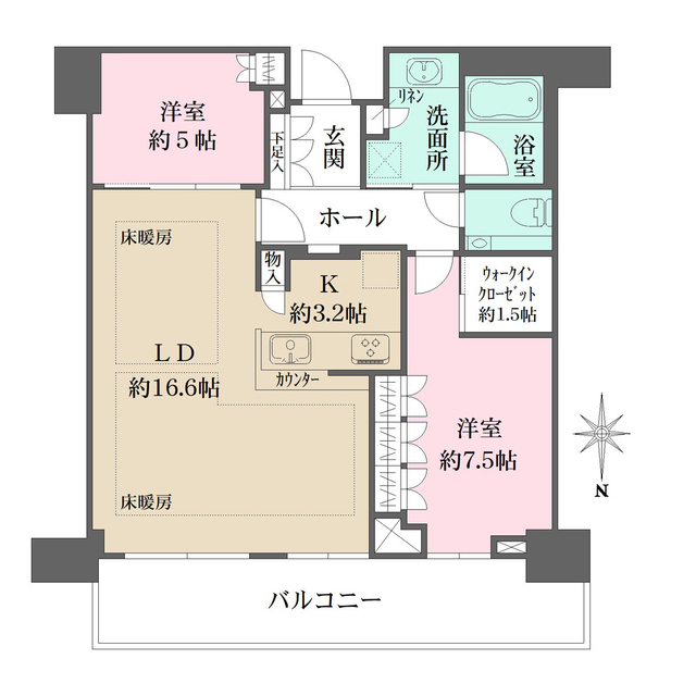 グランドメゾン新梅田タワーTHE　CLUB　RESIDENCEの間取図