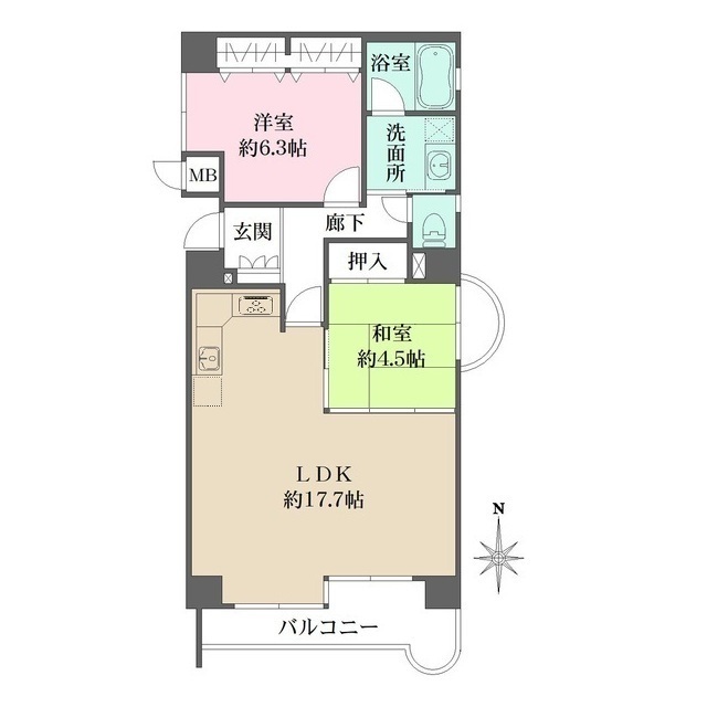 池田天神アーバンリズの間取図