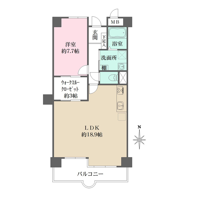 池田天神アーバンリズの間取図