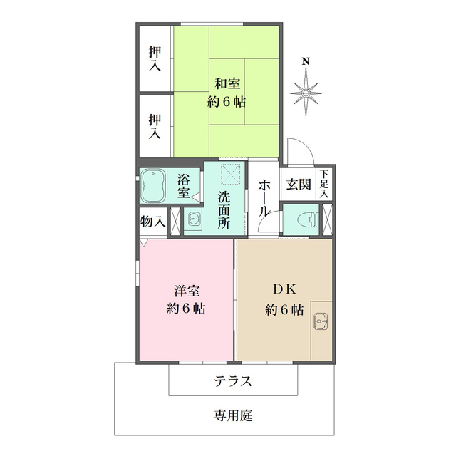 エクセル新森の間取図