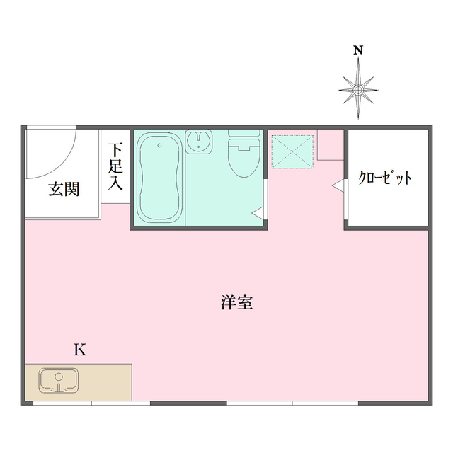 江口マンションの間取図