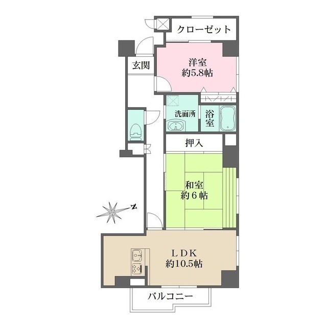 カーサ・ソナールの間取図