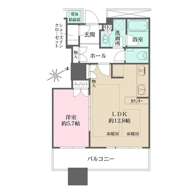 Ｔｈｅ　Ｋｉｔａｈａｍａの間取図