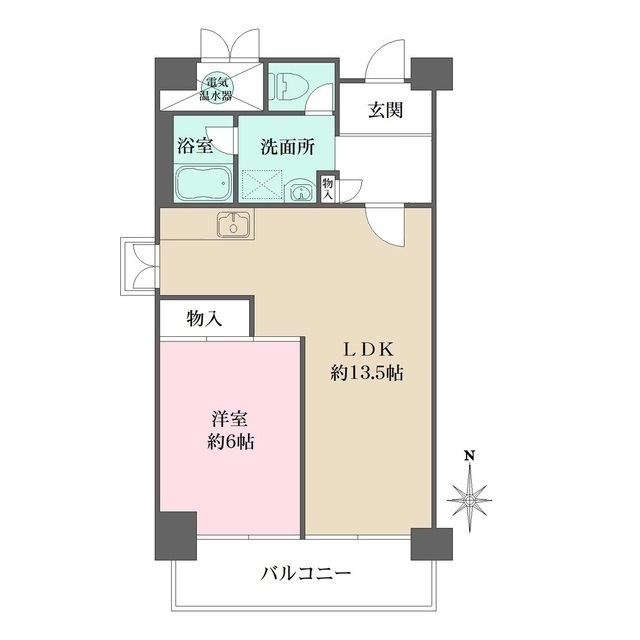 堂島アーバンライフの間取図