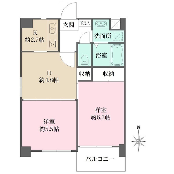 にぎわいハビタットの間取図