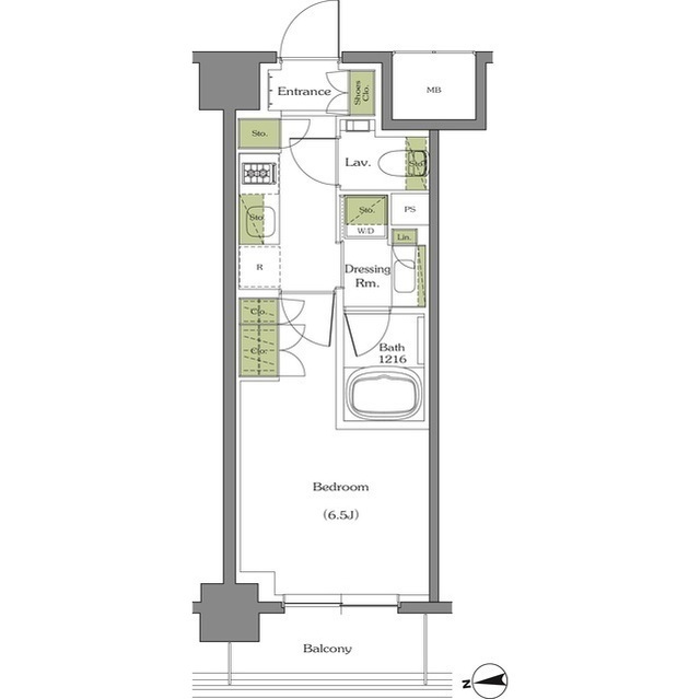 ザ・パークハビオ阿倍野昭和町の間取図