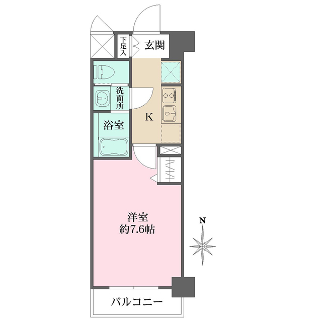 キンブリッジ京都千本丸太町の間取図