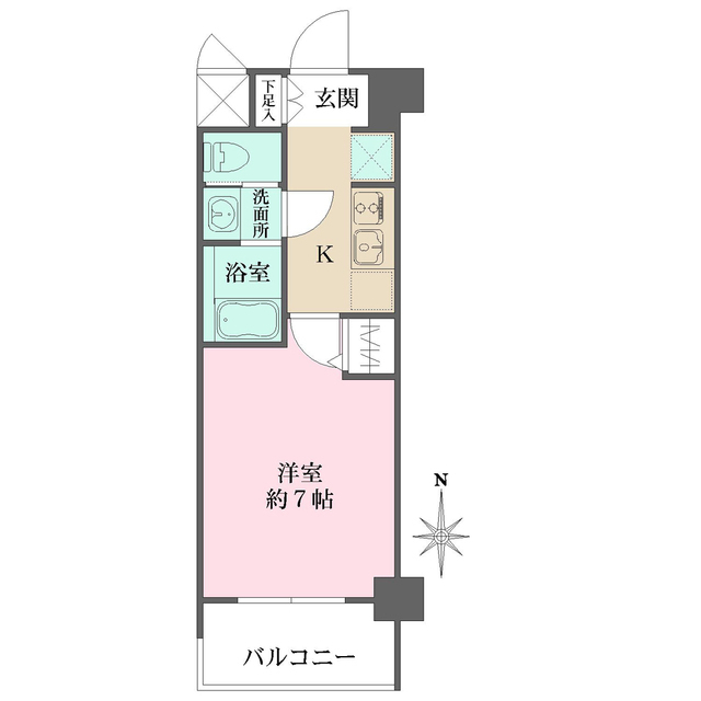 キンブリッジ京都千本丸太町の間取図