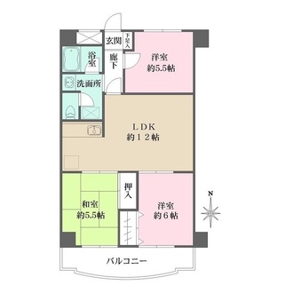 レトワールトキワの間取図