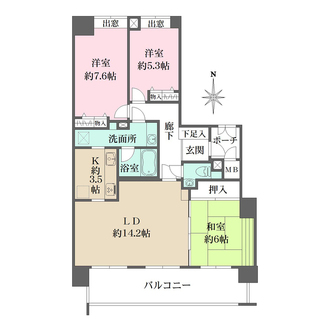 藤和須磨離宮ホームズの間取図