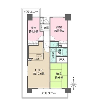 パレット池田の間取図
