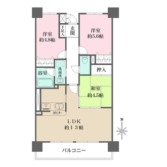 パレット池田の間取図