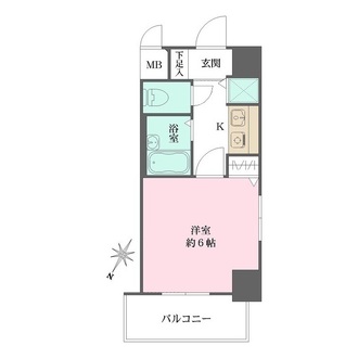 イトーピア三宮アーバンステージの間取図
