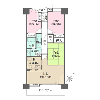 ステーシア高槻の間取図