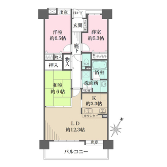 ステーシア高槻の間取図