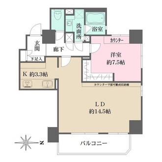 藤和シティホームズ三条堀川の間取図