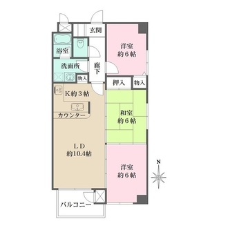 チェリービィレッヂ花屋敷の間取図