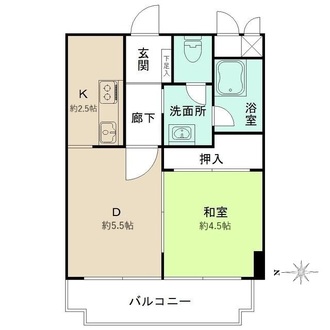 シティコープ谷町の間取図