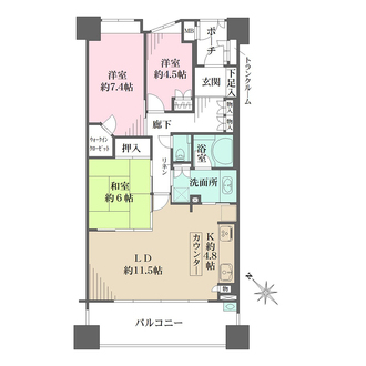 グランオーパス　Ｃ棟の間取図