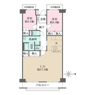ルイシャトレ中之島の間取図