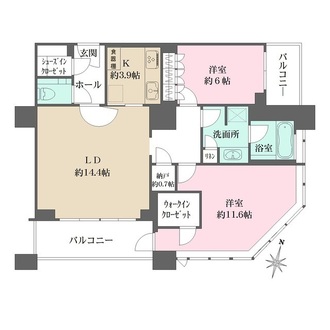 グランフロント大阪オーナーズタワーの間取図