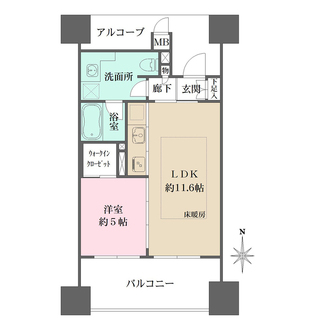ＢＥＬＩＳＴＡ北梅田の間取図