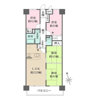 ファミール堺東の間取図