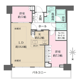 グランドメゾン新梅田タワーTHE　CLUB　RESIDENCEの間取図