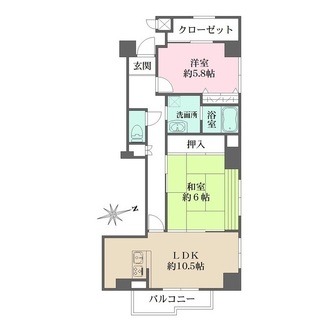 カーサ・ソナールの間取図