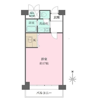 堂島アーバンライフの間取図
