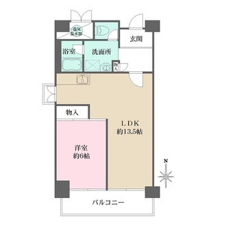 堂島アーバンライフの間取図