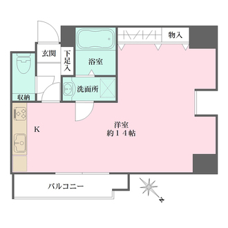 メロディハイム東帝塚山　の間取図