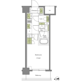 ザ・パークハビオ阿倍野昭和町の間取図