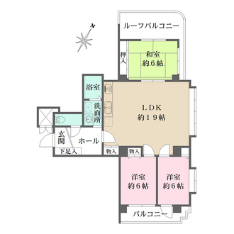 マルマンフラット吹田の間取図